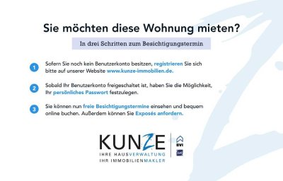 KUNZE: 3-Zimmer Wohnung in der Südstadt mit Balkon!