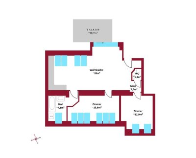 Erstbezug DG-Wohnungen inkl. Lift, Außenflächen mit Weitsicht &amp; Innenhof liegend I Luftwärmepumpe, Klimaanlage u.v.m.!