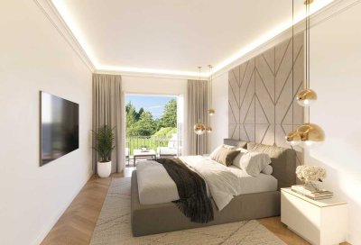 Exklusive Neubauwohnung mit Loggia und Balkon am Schloss Nymphenburg