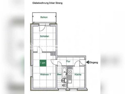 Tauschwohnung: Dresden, Altstadt: 2-Zimmer-Wohnung, 50 m²
