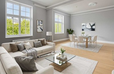 Helle großzügige Stilaltbau-Étage in der Südstadt