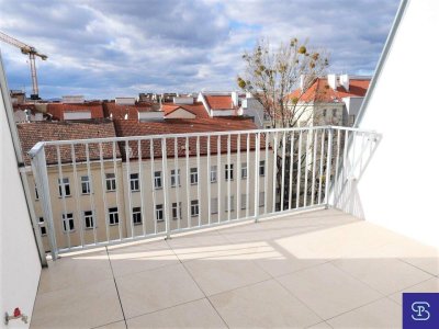 Provisionsfrei: Klimatisierte 104m² DG-Maisonette + 19m² Terrassen mit Einbauküche - 1100 Wien