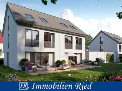 Schlüsselfertige Doppelhaushälfte (Neubau) mit Keller in Großhadern mit großem Grund nahe der U-Bahn