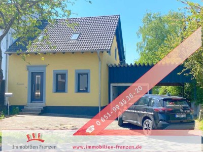 Kernsaniertes, energieeffizientes und erweiterbares Single-Haus mit Kamin, Garten, Garage und Carpor