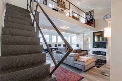 Stilvoll wohnen, über den Dächern entspannen – Galeriewohnung mit zwei Dachterrassen