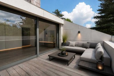 Design trifft Licht – Außergewöhnliche Maisonette im exklusiven Architektenhaus