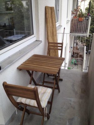 1-Zi-Wohnung Maxvorstadt komplett möbliert, Balkon