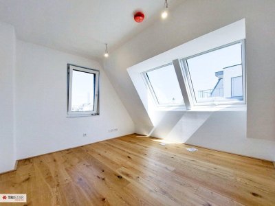 Moderne Dachgeschoßwohnung in 1220 Wien – Erstbezug mit Balkon und Fußbodenheizung!
