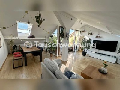 Tauschwohnung: Wunderschöne Dachgeschosswohnung mit Terrasse