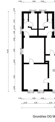 Helle 2-Zimmer-Wohnung im 1. OG in Bochum-Langendreer