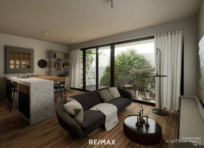 Neubau Erstbezug | 2 Zimmer Gartenwohnung | herrliche Grünlage | inkl. 2 Garagenplätze