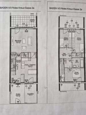 Schönes Genossenschafts Reihenhaus zur Miete in Baden-Leesdorf