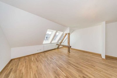 Über den Dächern von Stötteritz – großzügige 1-Zimmer-Dachgeschosswohnung
