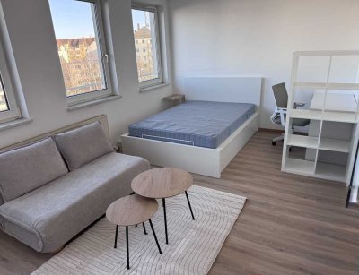 Top-Anbindung & Möbiliert: Frisch sanierte, möblierte City-Wohnung inkl. EBK