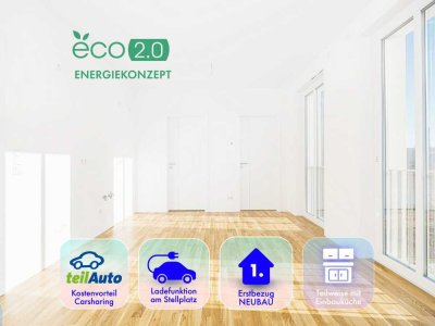 * Urban wohnen im Herzen der Stadt * Neubau * TG * Fußbodenheizung *10/26 *