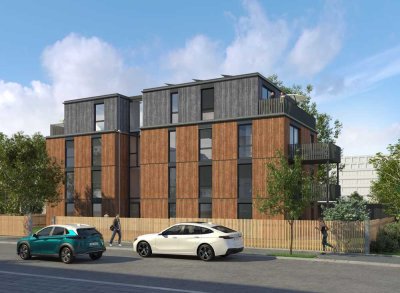 Exkl. 3 Zimmerwhg. im KfW40 Neubau m. nur 8 Wohneinheiten Aufzug uvm.