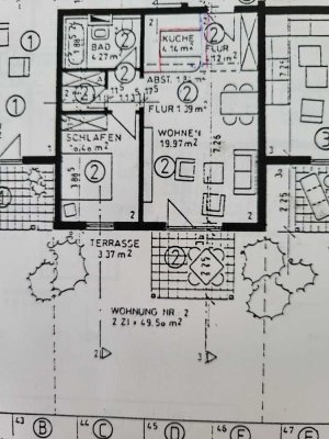 2-Zimmer Wohnung mit Terasse und Garage in Möglingen