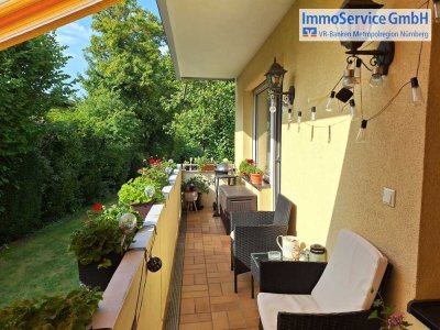 TOP 3-Zimmer Wohnung im Hochparterre mit Balkon und Einzelgarage in ruhiger Lage
