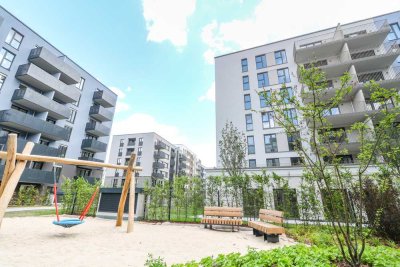 ERSTBEZUG: Moderne 2-Zi.-Wohnung mit Designküche und Balkon!