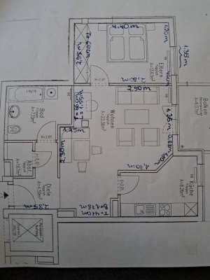 Schöne 2-Zimmerwohnung in Ginsheim zu vermieten