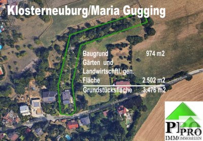PREISHIT! Großfamilienhaus mit Entwicklungspotential. Großer Obstgarten TOP Fernsicht. Maria Gugging/Klosterneuburg