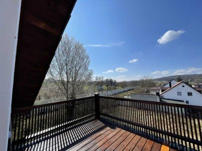 Sonnige 4-Zi.-Dachgeschoss-Whg mit 12 m² Südbalkon & Weitblick – ruhig nahe Donau, frisch renoviert