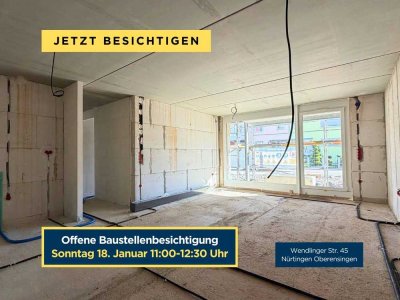 Barrierefreie 3-Zimmer-Neubau-Wohnung mit Balkon | Bezugsfertig bis August 2026 | Nürtingen