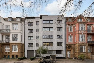 Tolles Investment für ein 1-Zimmer-Appartement mit großer Dachterrasse in Bestlage Düsseldorfs