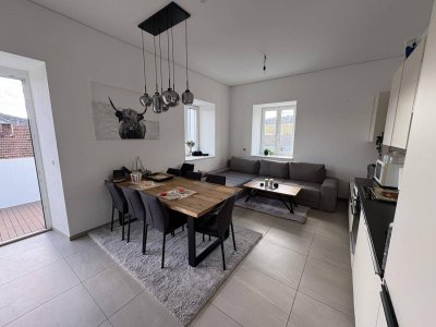 Gut vermietete 4-Zimmer-Wohnung mit Balkon in Höhnhart / Neubau