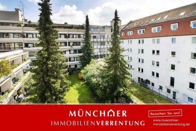 Kapitalanlage - Exklusive 2-Zi.-Dachgeschosswhg. mit Südbalkon & ruhiger Innenhoflage in Schwabing