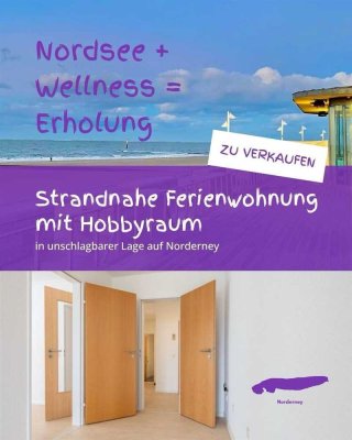 Strandnahe FeWo - Wohnen auf 69 qm + 36 qm Hobbyraum + Freisitz