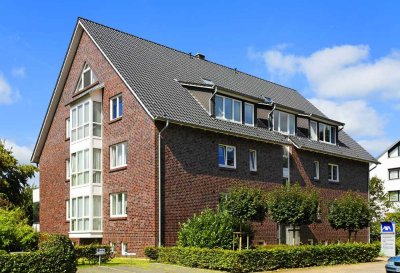 Borgfeld/Ortskern, helle 3-Zimmer-Wohnung mit Balkon