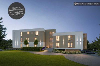 BAUSTELLENBERATUNG 18.06.2025 17 - 18 Uhr – Modern geschnittene 4 Zi.-Whg. mit gr. Gartenanteil