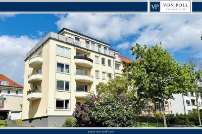 Vorderer-Westen Nähe Bebelplatz: Schönes Apartment mit sonnigem Balkon und Garage in Bestlage
