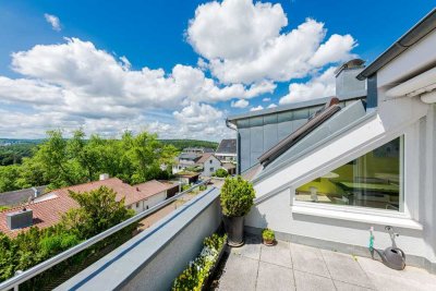 Exklusive Dachgeschosswohnung mit Penthouse-Charakter in Bestlage am Killesberg - provisionsfrei