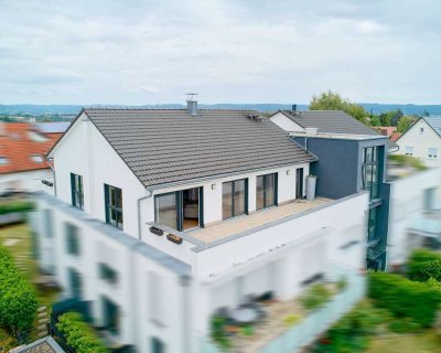 4,5-Zimmer-'Penthouse' mit Aufzug, Sauna und 2 TG-Stellplätzen