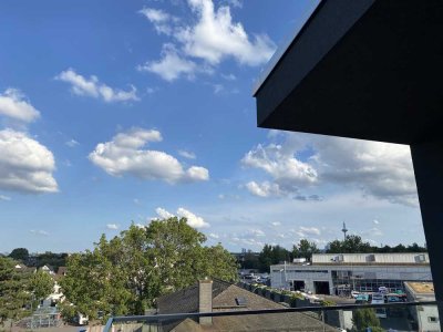 4-Zimmer Penthouse mit großer Terrasse - Frankfurter Skyline Blick