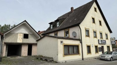 Keine Maklergebühren, Großes Wohnhaus mit Gastwirtschaft, Schlachthaus, Nebengebäude