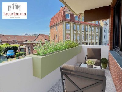 Ricklingen | 3-Zi.-Wohnung im 1. OG mit Loggia und Garage
