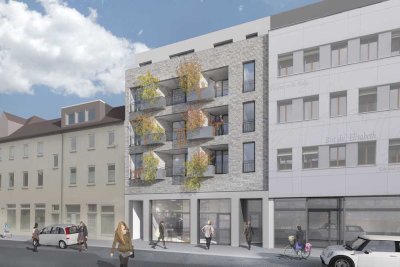 Neubau (2024)  2-Zimmer Wohnung in Innenstadtlage