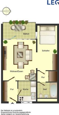 Demnächst frei! 1-Zimmer-Wohnung in Ratingen West