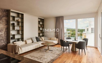 Luxuriöse Penthouse-Wohnung mit 123 m² privater Dachterrasse! Fitness, Sauna und Concierge!