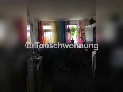 Tauschwohnung: Hell und gemütlich, 3 große Zimmer mit Balkon