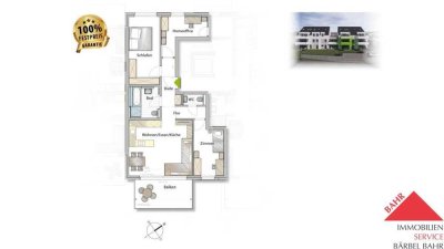 Moderne Familienwohnung mit Homeoffice und Balkon – Perfekt durchdacht für den Alltag!