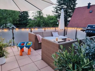 4 Zimmer Penthouse-Wohnung mit großer Dachterrasse im schönen Obermenzing