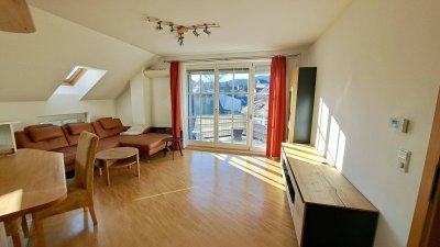 Frühling auf der eigenen Terrasse! Charmante Dachgeschosswohnung mit Garage in Grünruhelage im Zentrum von Perchtoldsdorf