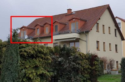 Dachgeschosswohnung mit Fernblick in Pirna OT Graupa