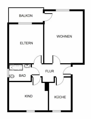 Demnächst frei! 3-Zimmer-Wohnung in Gelsenkirchen Hassel