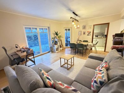 Helle & gemütliche 3-Zimmer-Wohnung mit Gartenblick – Möbliert