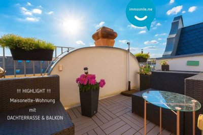 3-Raum Wohnung • Einbauküche • in Schloßchemnitz • zur Miete • Dachterrasse&Balkon • Maisonette